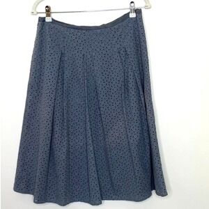 Armand Ventilo blue eyelet skirt Size 8